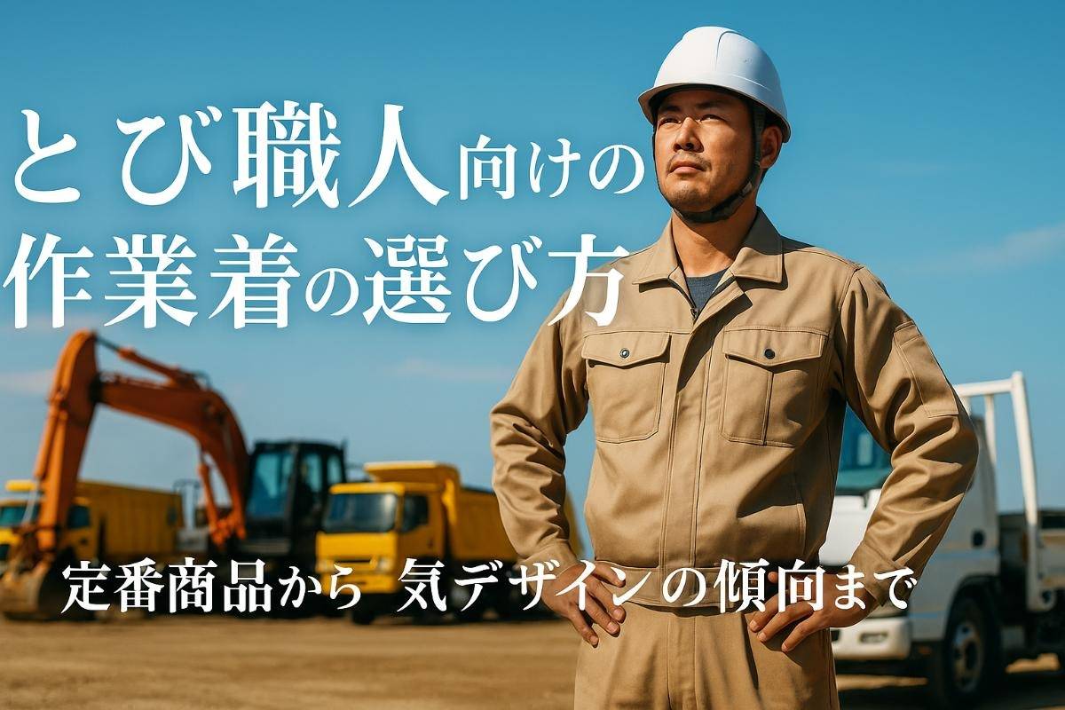鳶職人向けの作業着の選び方・定番商品から人気デザインの傾向まで解説
