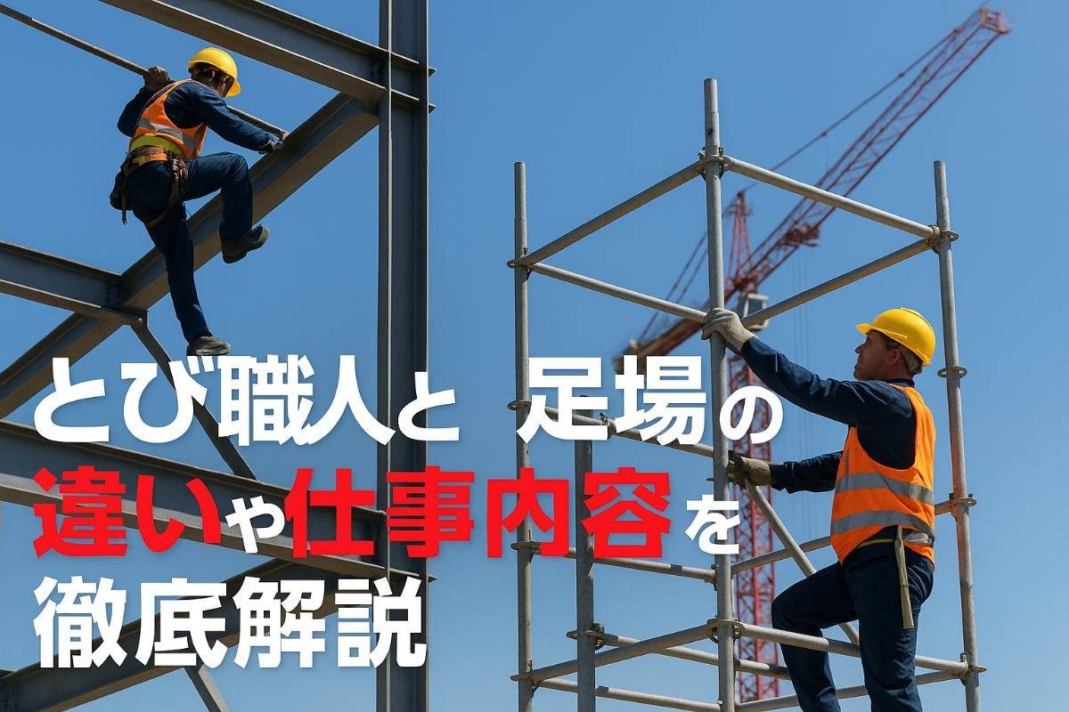 鳶職人と足場の違いや仕事内容を徹底解説｜年収・求人までわかる完全ガイド