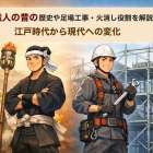 鳶職人の昔の歴史や足場工事・火消し役割を解説｜江戸時代から現代への変化